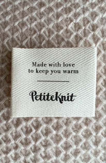 PetiteKnit 'Made With Love' Label