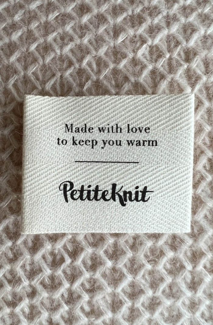 PetiteKnit 'Made With Love' Label