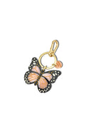 Bag Charm - Pink Monarch Butterfly