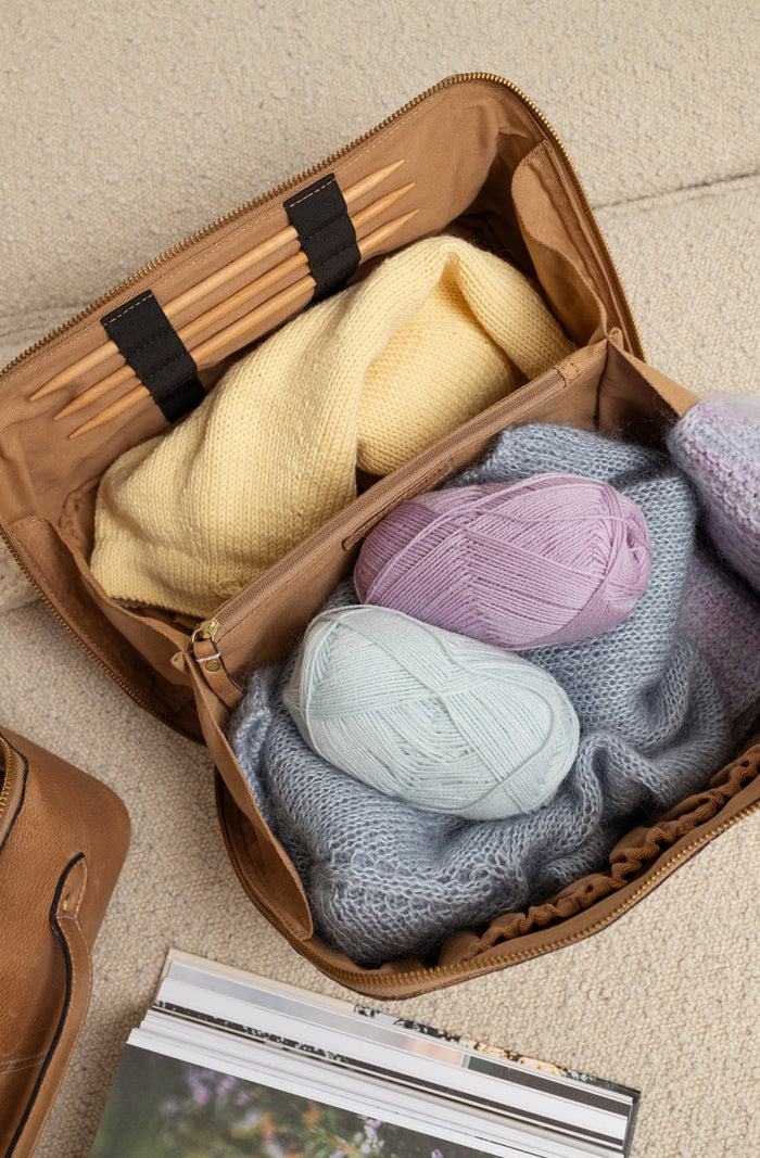 Project 10 Knitting Bag - Taupe