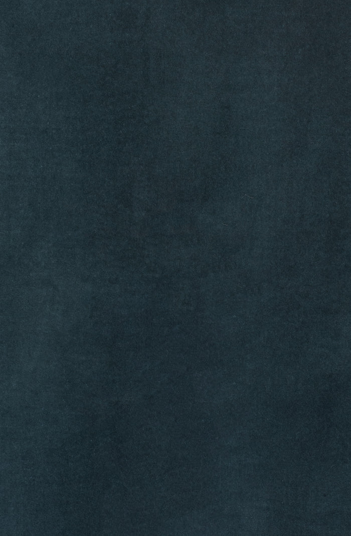 prussian blue cotton velvet