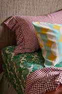 Mulberry Gingham Ruffle Pillowcase - Set of 2
