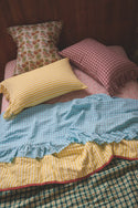 Grevillea Check Ruffle Pillowcase - Set of 2