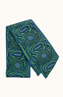 Silk Scarf - Camelia Vert Green - Bandeau