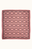 Silk Scarf - Albertine Rose - Square
