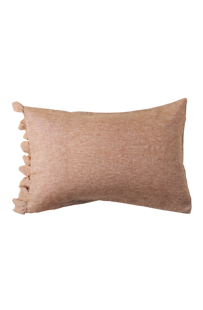 Cinnamon Ruffle Pillowcase - Set of 2