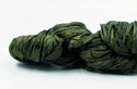 Silk Sari Ribbon - Dark Olive