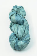 Silk Sari Ribbon - Teal