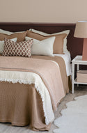Sottobosco Pink Clay Bedspread