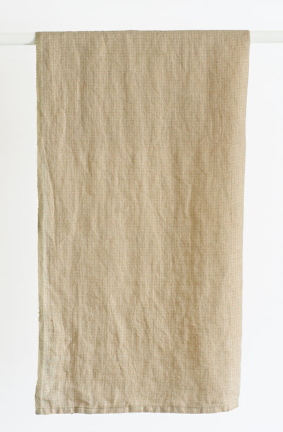 Clay Houndstooth Tea Towel