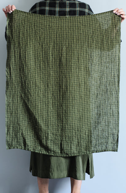 Sage Check Tea Towel