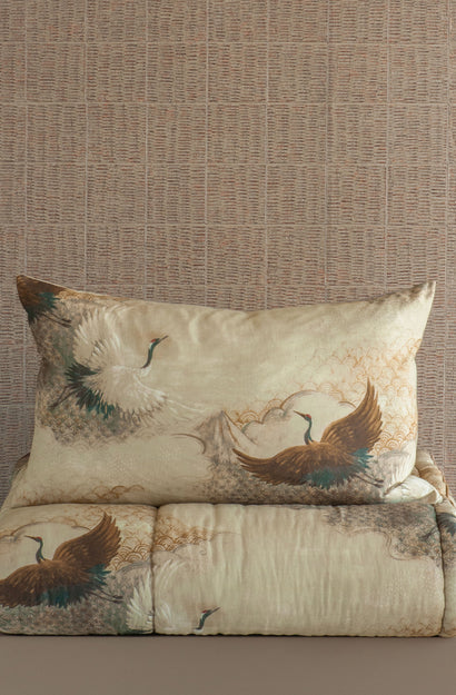 Tsuru Natural Duvet Cover Set