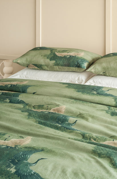 Tsuru Spruce Duvet Cover Set