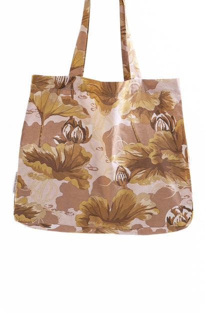 Waterlily Clay Tote Bag