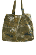 Waterlily Olive Tote Bag