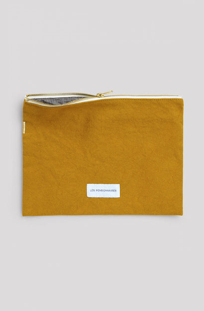 Small Pouch - Saffron Yellow