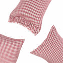 Mulberry Gingham Ruffle Pillowcase - Set of 2