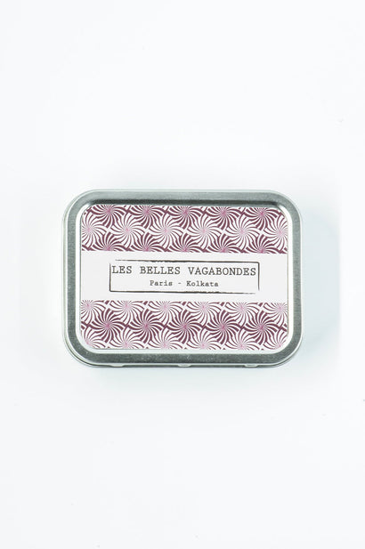 Silk Scarf - Zinnia Bordeaux - Bandeau