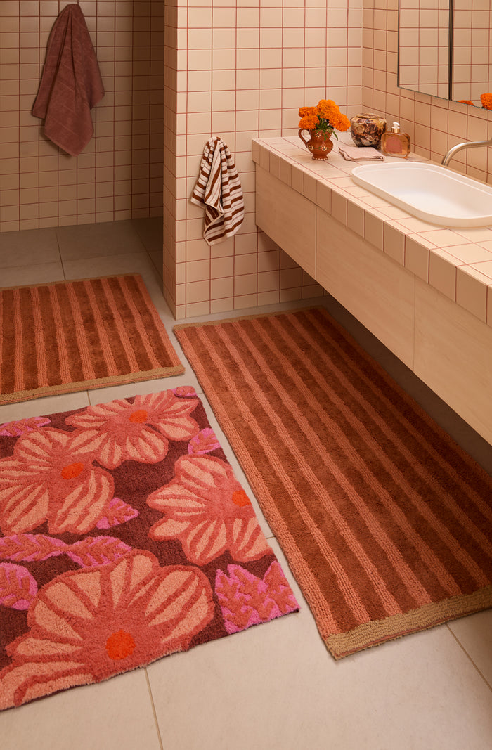Azalea Pink Bath Mat