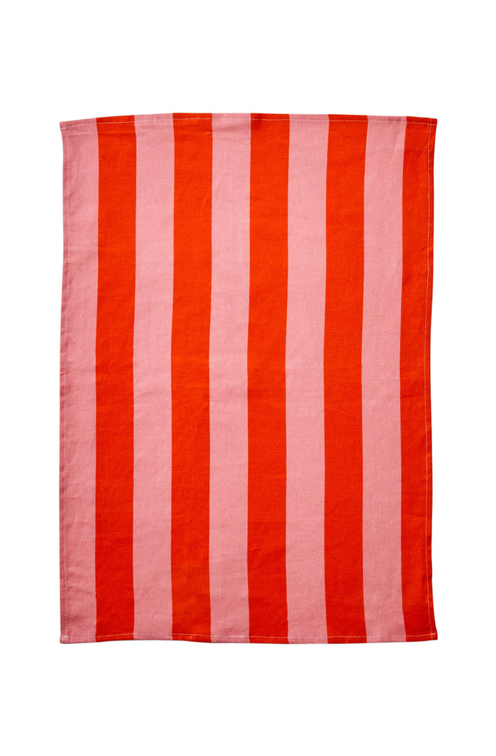 Bold Stripe Sorbet Tea Towel