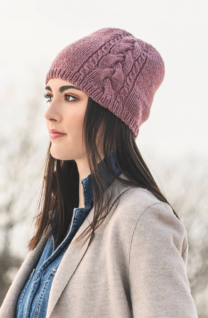Claremont Cabled Hat Pattern