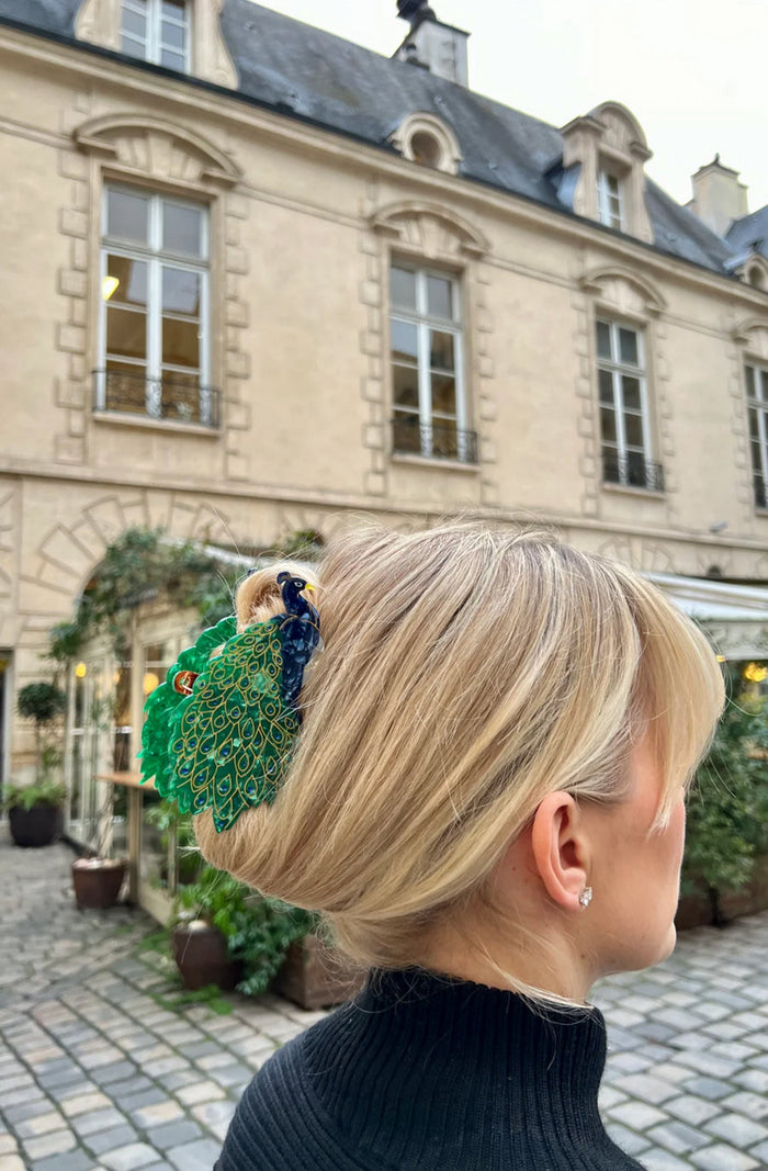 Claw Clip - Peacock