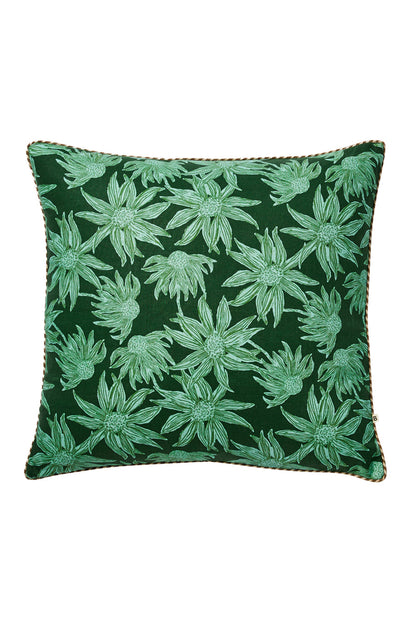 Flannel Flower Forest Cushion