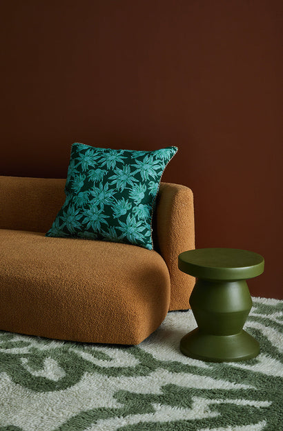 Flannel Flower Forest Cushion