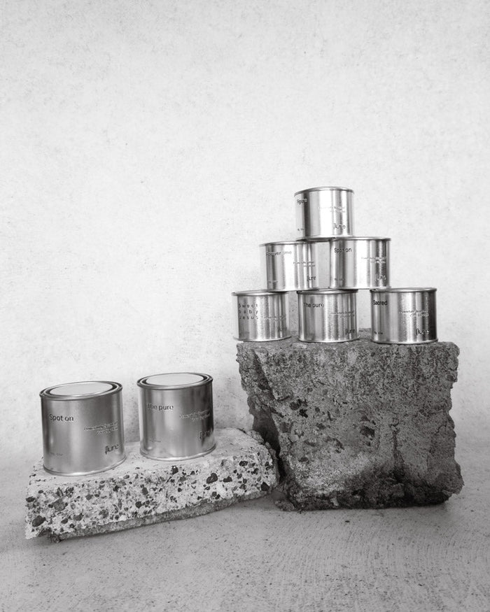 Tin Candle - The Pure - Ginger, Earl Grey Tea, Eucalyptus, Pine, Rosemary