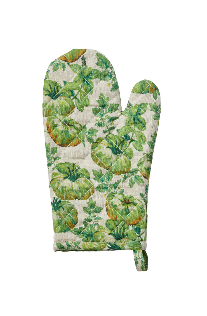 Heirloom Green Oven Mitts Set of 2