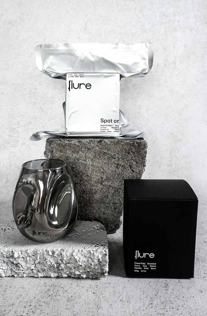 Glass Candle - Spot On - Blood Orange, Bergamot, Grapefruit, White Flower, Rose, Jasmine