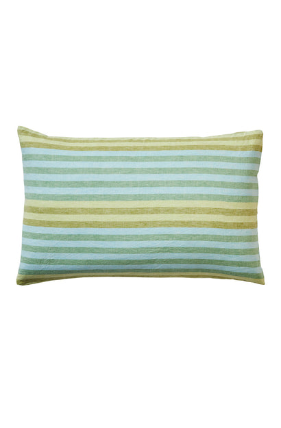Stripe Blue Green Pillowcase - Set of 2