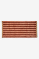 Stripe Terracotta Long Bath Mat
