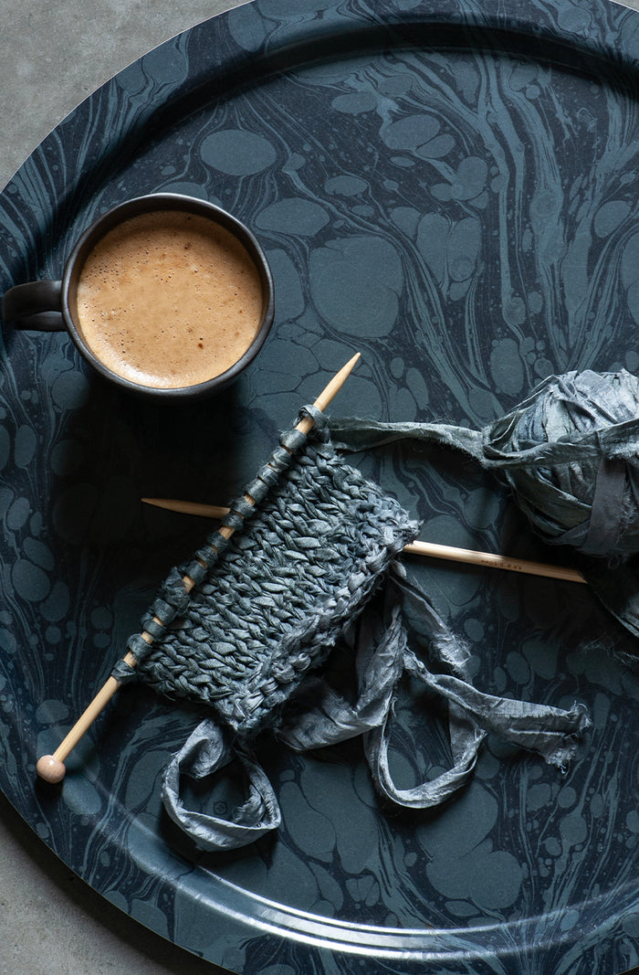 Silk Sari Ribbon - Green