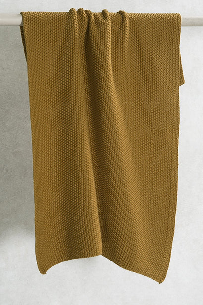 lavette ochre hand towels - set of two