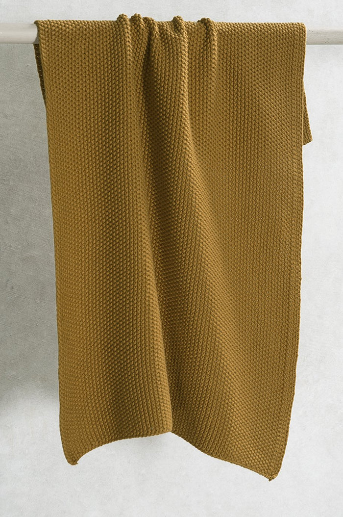 lavette ochre hand towels - set of two