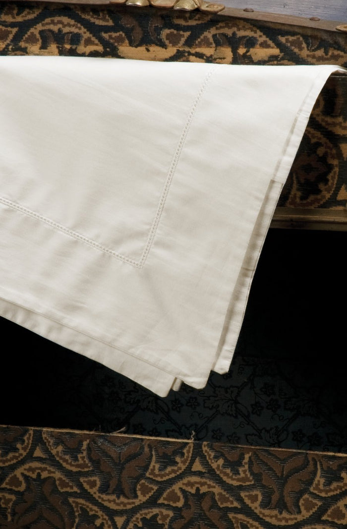 ajour ivory oxford pillowcase