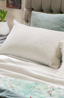 valentina stone matelasse pillowcase
