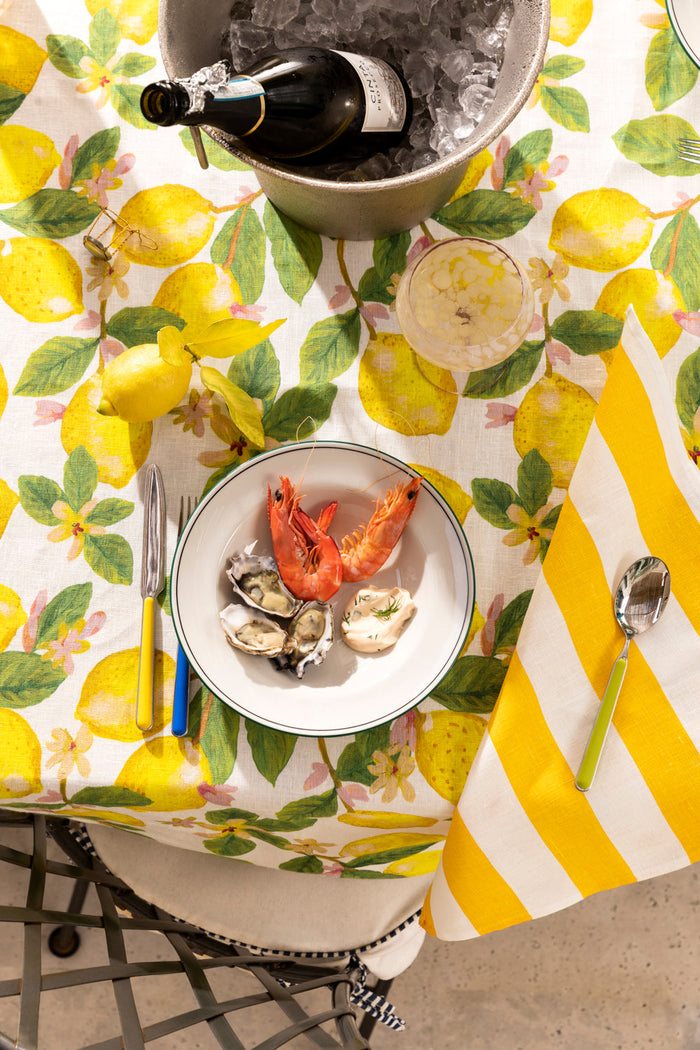 Capri Yellow Tablecloth