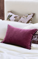 cerchio fuchsia cushion