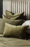 cerchio olive cushion