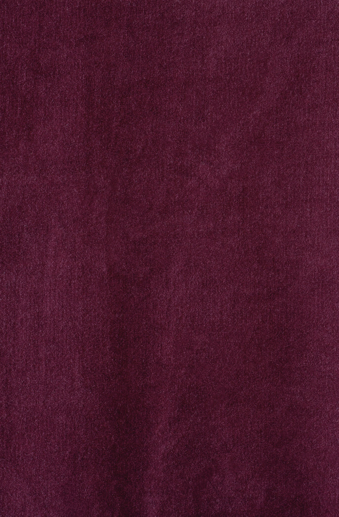 fuchsia cotton velvet