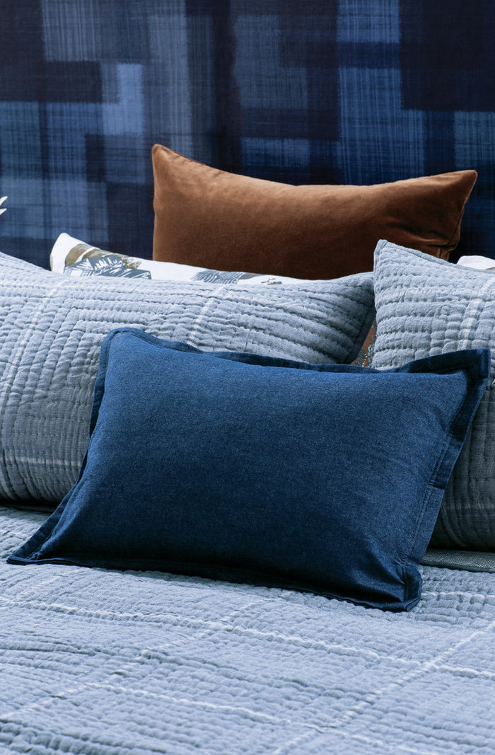 genoa denim cushion