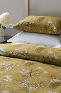 Ikebana Ochre Pillowcase Pair