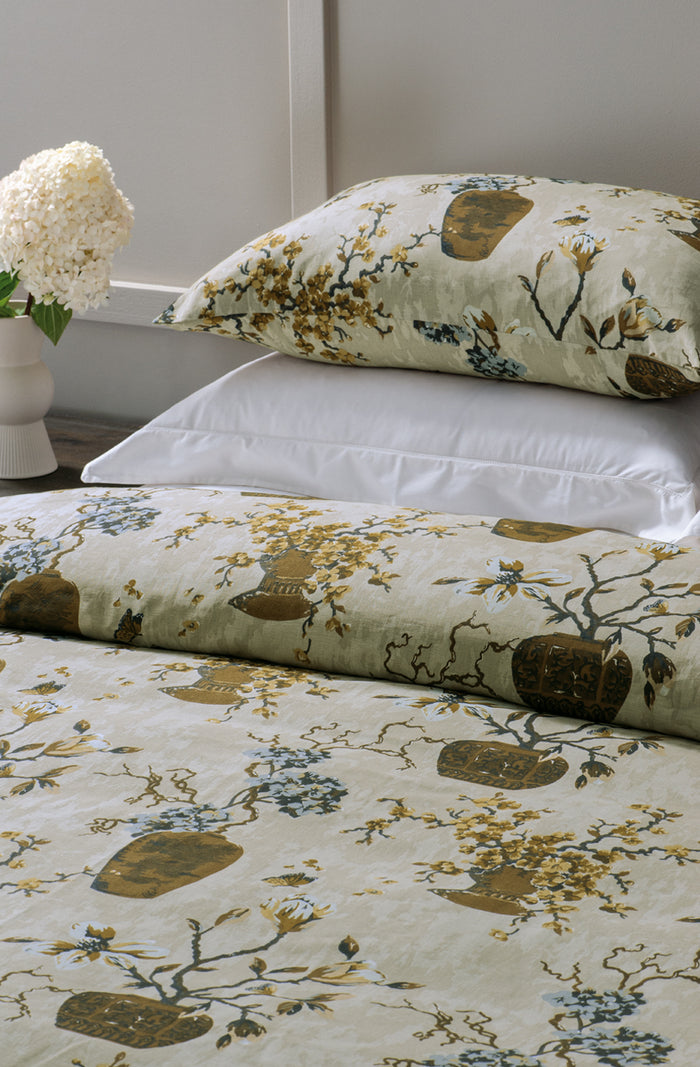 Ikebana Sand Duvet Cover Set