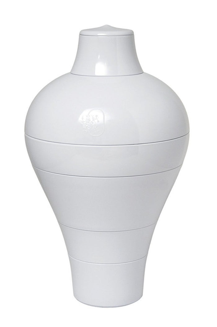 Ming Stackable Dishes - Acqua White