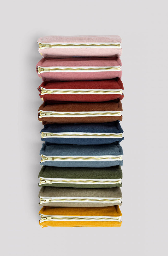 Pencil Case - Saffron Yellow