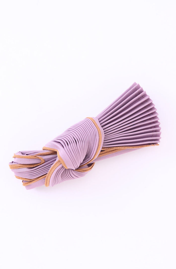 Pleated Bag - Purple