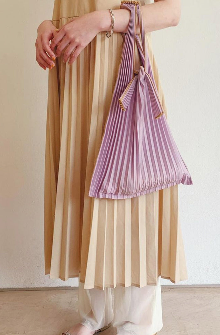 Pleated Bag - Purple