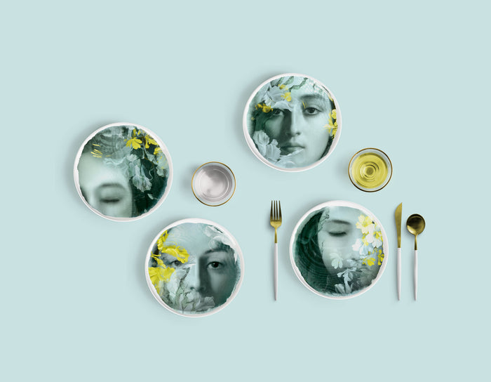 Porcelain - river set of 4